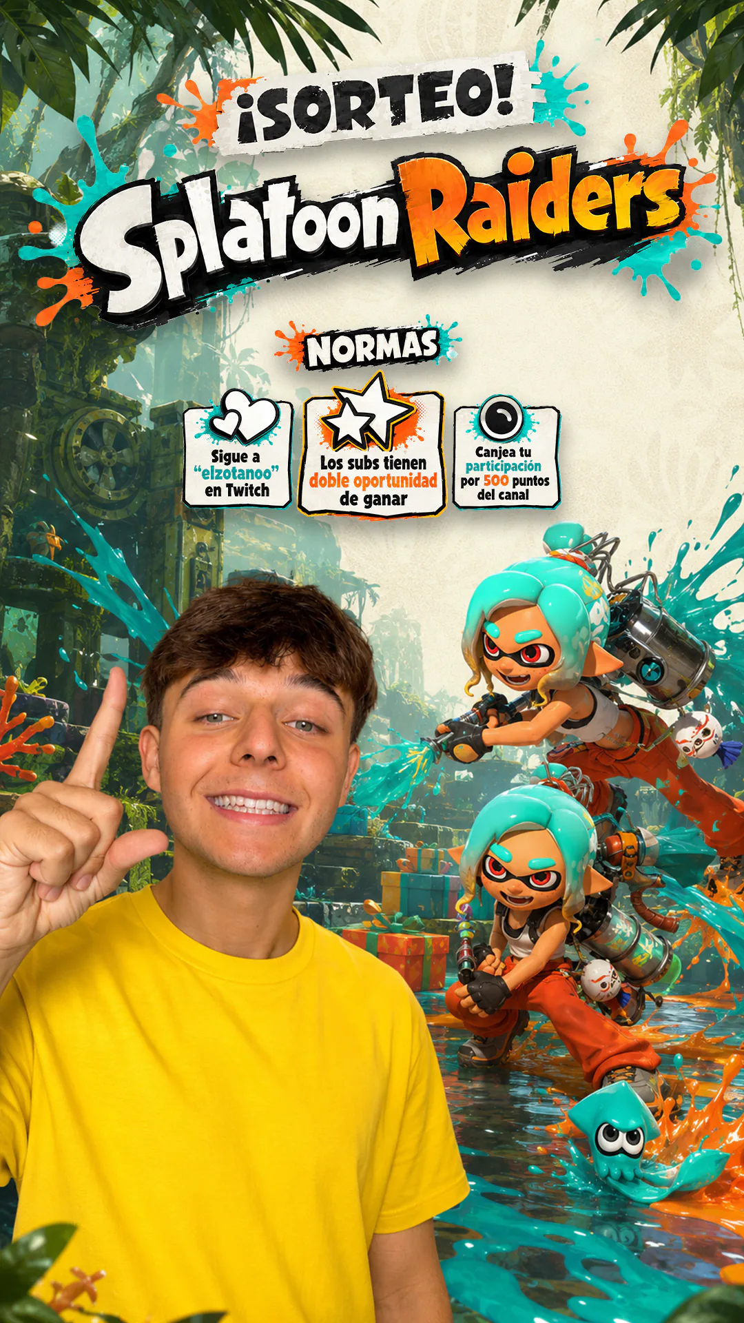 Giveaway rules poster