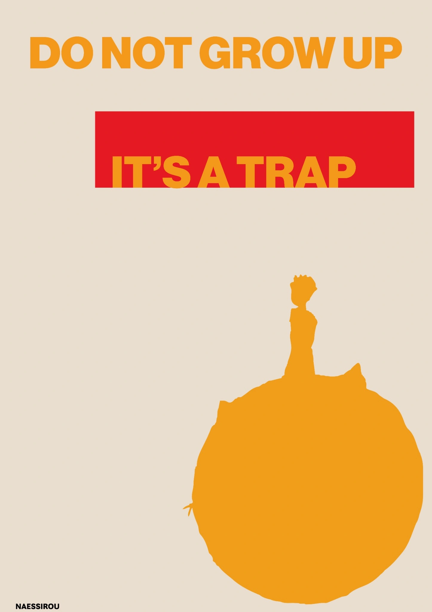 A poster inspired by The Little Prince